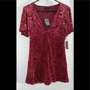 A short velvet romper